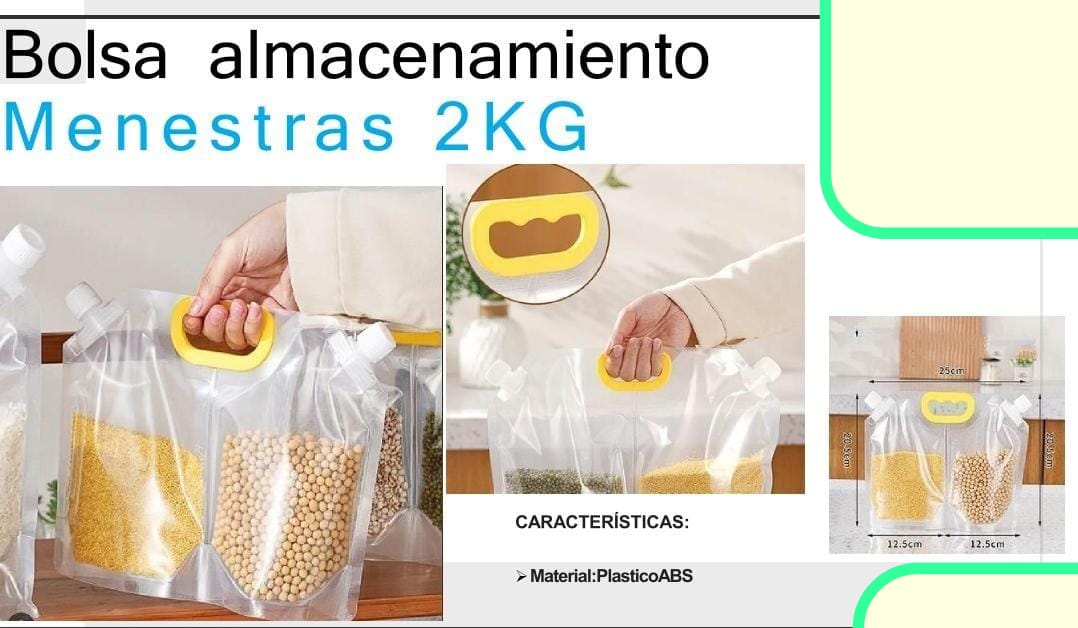 BOLSA DE ALMACENAMIENTO 2KG