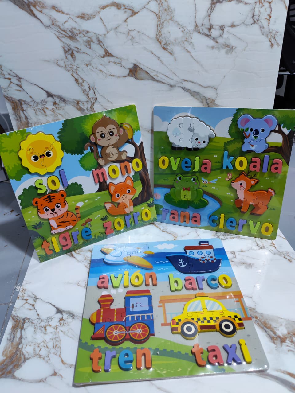 ROMPECABEZAS CON RELIEVE DIDACTICO