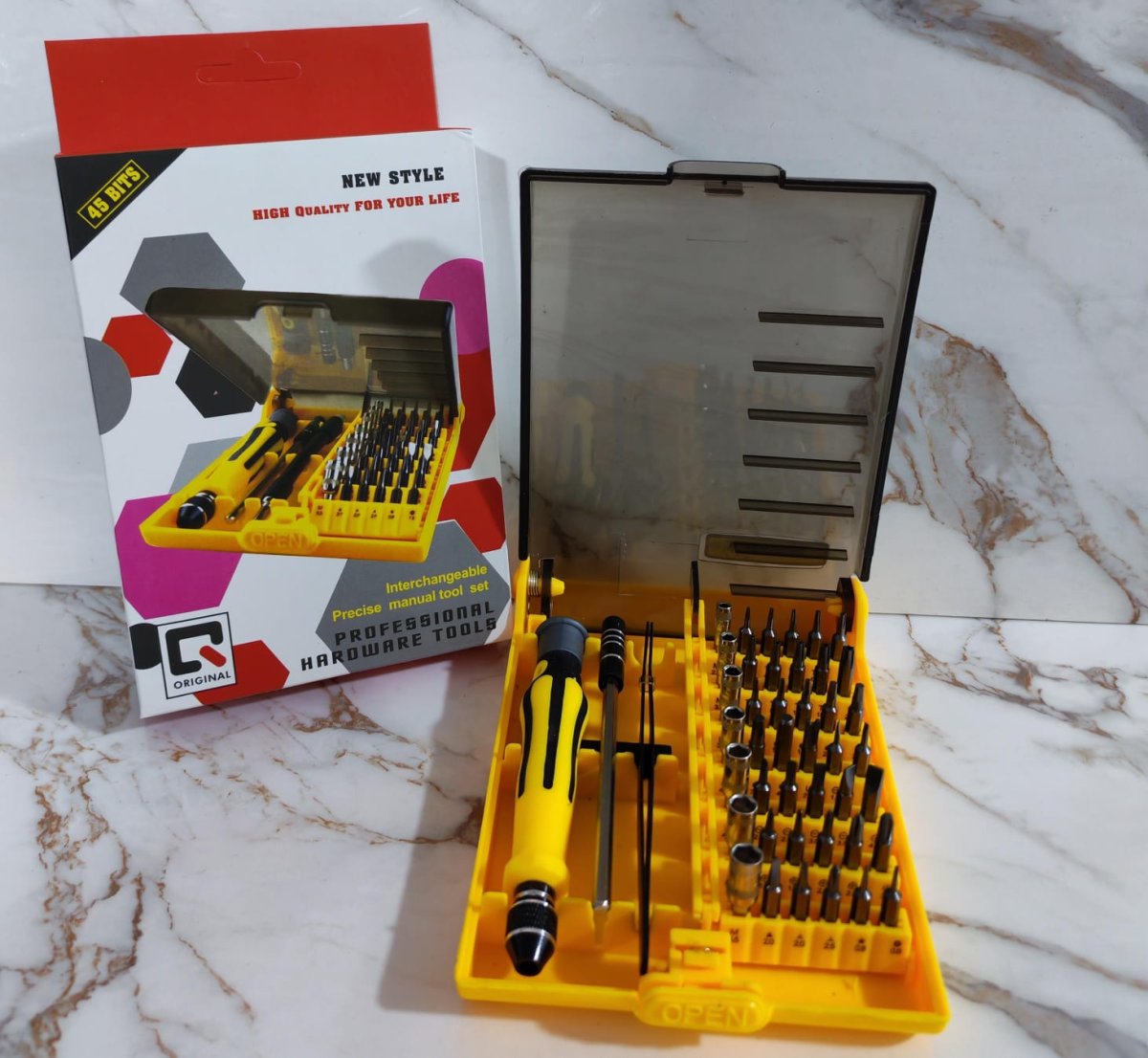 KIT DE DESTORNILLADORES DE PRESCRIPCIÓN 45 EN 1