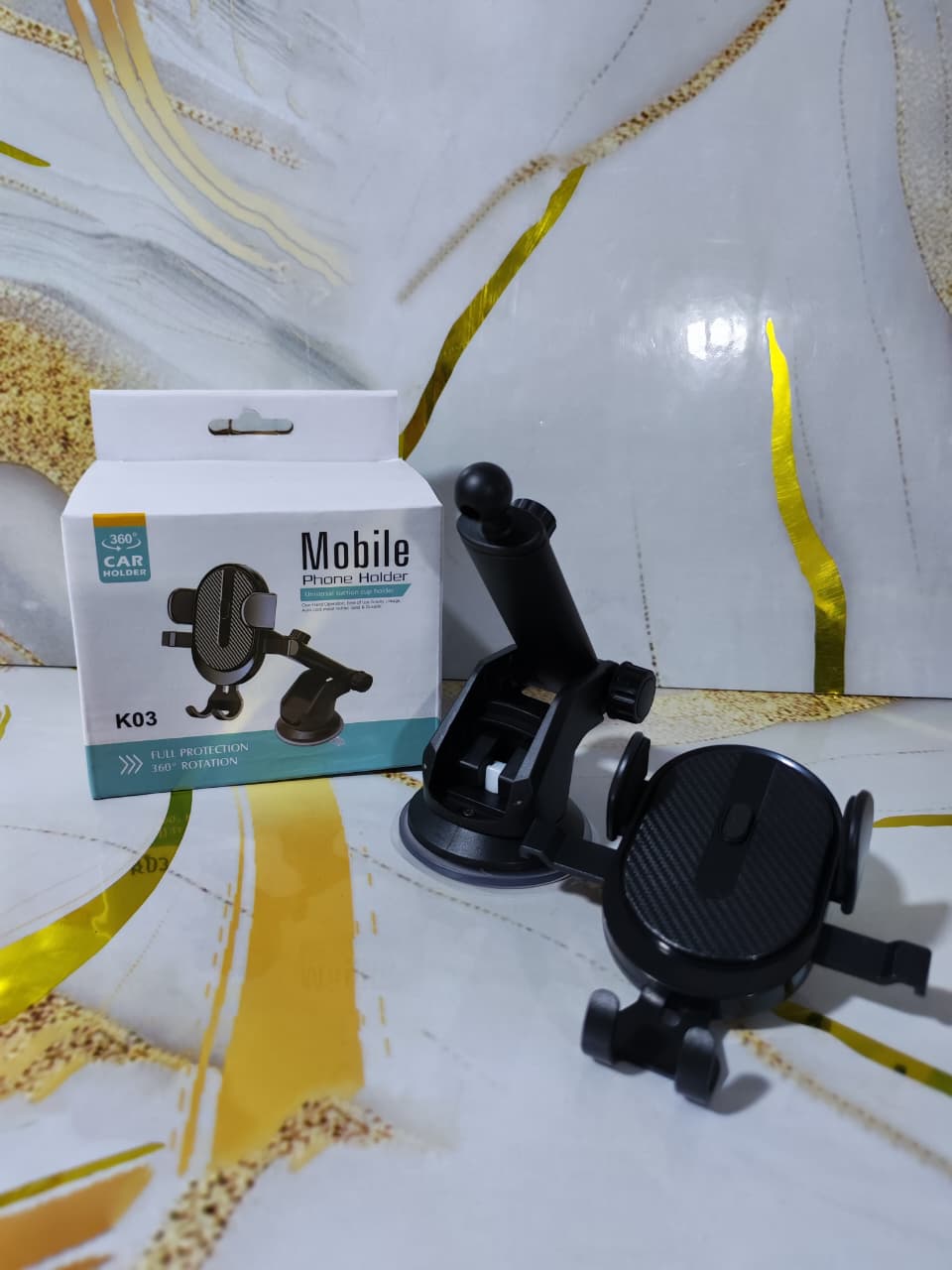 SOPORTE DE CELULAR PARA CARRO GIRATORIO