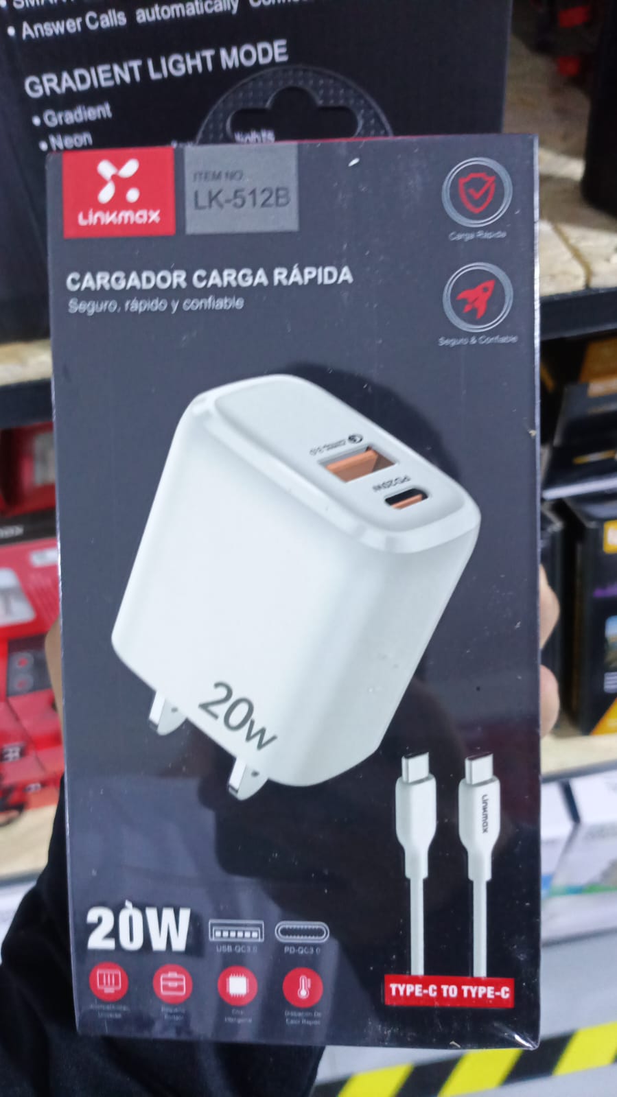 CARGADOR 20W LINKMAX