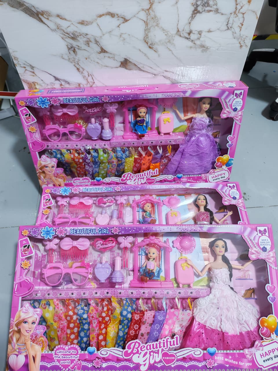 MUÑECA BEAUTIFUL SET COMPLETO