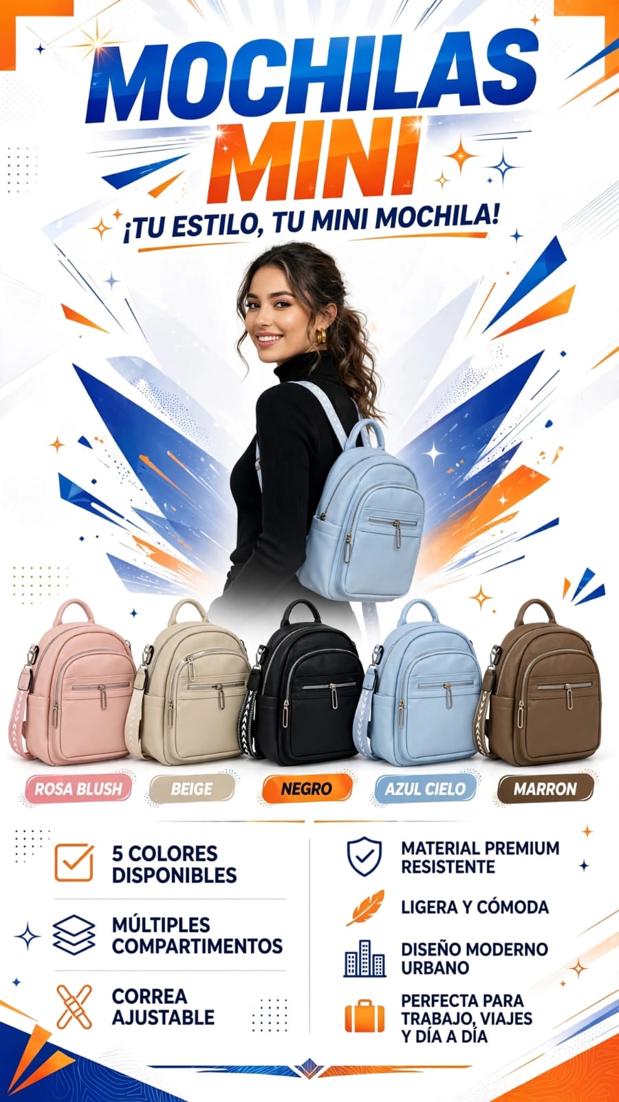 MOCHILA URBANA TIPO MORAL